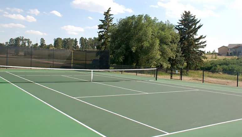 Settlers-Ranch-Tennis-Court Custom Homesites Colorado Springs